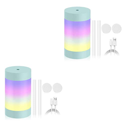 Yihaifu 2 Juegos de humidificador portátil, rociador, luz aromática, mesita de noche, dormitorio, oficina precio