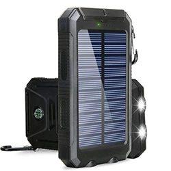 Power Bank 30000mah Banco de energía Solar Cargador portátil a Prueba de Agua Pantalla Digital Batería Externa 2 USB Led Funciona con Todos los Bancos en oferta