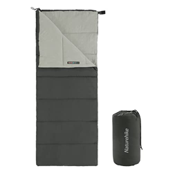 Naturehike Saco de Dormir para Adultos, Ligero Rectangular Empalmable Saco de Dormir de 3 Estaciones, para Acampar al Aire Libre, Senderismo (Gris) precio