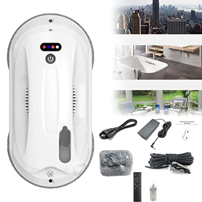 JINTAOMA Aplicación de tecnología robótica de Limpieza de Vidrio Inteligente y Control Remoto, Lavadora eléctrica para Mesa, Ventanas Altas, Techo, ma