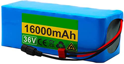 stdpcxz Batería De Bicicleta Eléctrica Ebike De 36V 16Ah/16000Mah Batería De Litio 500W Batería De Alta Potencia E-Bike Bicicleta Eléctrica BMS + Carg en oferta