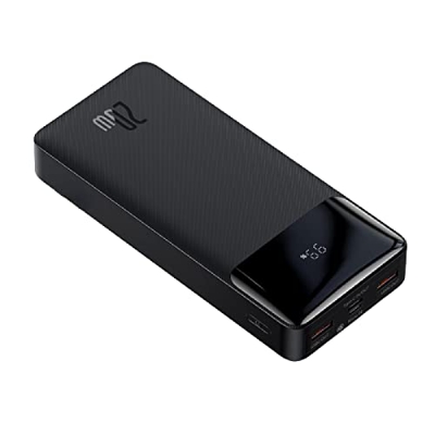 Power Bank Power Bank 20000mah Cargador portátil Powerbank 10000mah Batería Externa PD 20w Carga rápida Funciona con Todos los Power Banks PD20WBlack