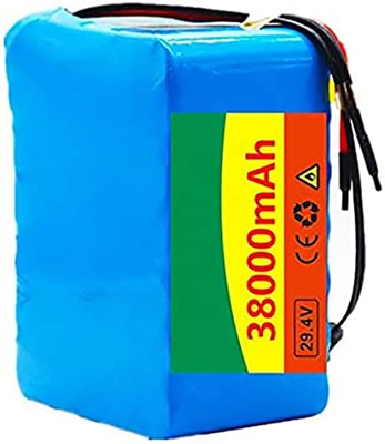 stdpcxz Batería De Bicicleta Eléctrica Ebike De 24V 38AH Bicicleta Eléctrica Eléctrica para Modelos Avión Herramientas Eléctricas Motocicletas Eléctri