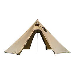 LANGYA 3 Person Camping Pyramid Tent | Waterproof Windproof Family Tent | Lightweight Pyramid Outdoor Tent with Square Chimney Window for Backpacking, precio