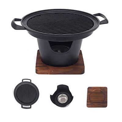 Genérico Pesado Adj. Familia Aleación de Aluminio Hogar Barbacoa F. Horno de carbón Mini Barbacoa Barbacoa F. Horno M.