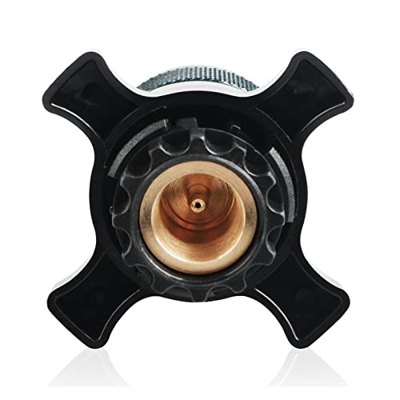 Cooker, cocina portátil Adaptador de estufa for acampar al aire libre En417 Tipo de tornillo Ciclador de gas Entrada de botes de gas sin thread-clic E