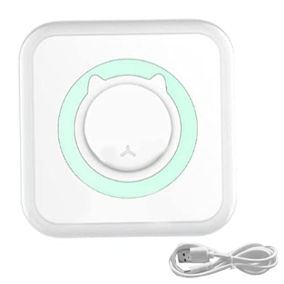 Naisidier Impresora térmica de Bolsillo Mini Impresión de Pregunta Incorrecta Portable Impresión de Tinta inalámbrica Verdad