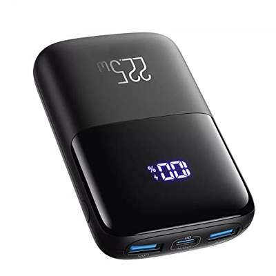Power Bank Power Bank 22.5w PD Cargador portátil de Carga rápida, Funciona con Todos los Bancos de energía