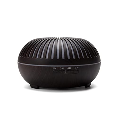 VENNSDIYU Humidificador Botón de luz ligero Control remoto Vaporizador ultrasónico Ambientador Difusor de generador de niebla de tono táctil