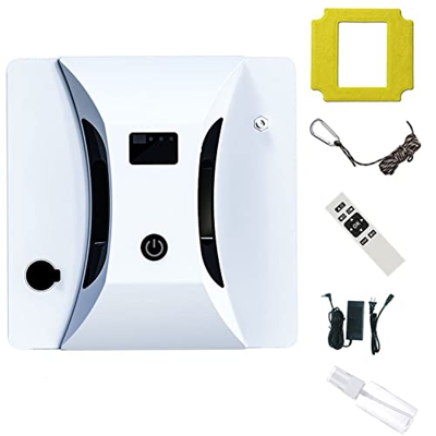 Robot de Limpieza de Ventanas Aspirador Programación Inteligente, Control Remoto Robot de Limpieza de vidrios de Ventanas Exterior/Interior Ventana Me