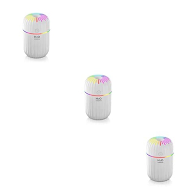 wusiooucu 3 Juegos de Humidificador de aire, aceite esencial, 300ml, escritorio, dormitorio, difusor de Aroma, nebulizador, generador de niebla de via