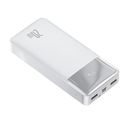 Power Bank Power Bank 20000mah Cargador portátil Powerbank 10000mah Batería Externa PD 20w Carga rápida Funciona con Todos los Power Banks PD20WBlanco precio