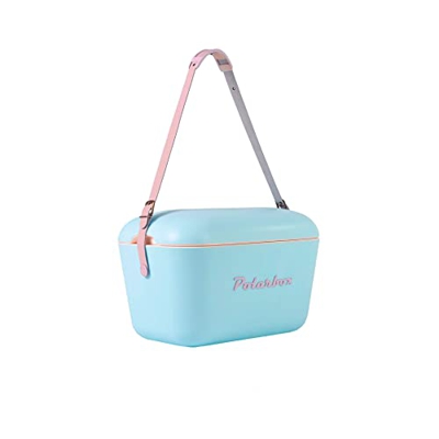 Nevera Portatil, Caja Térmica, Nevera para Playa, Camping y Picnic (20 L, Azul Cielo)