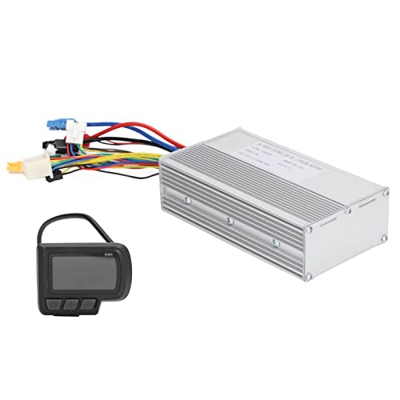 minifinker Controlador sin Escobillas de Motor, Controlador sin Escobillas de 36V 48V para Bicicleta Eléctrica
