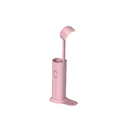 wusiooucu Lámpara de escritorio LED retráctil, linterna de lectura, luz de, soporte para teléfono móvil, protección ocular, dormitorio, Rosado en oferta