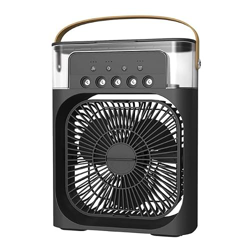 LvSenLin Mini Ventilador de Aire Acondicionado Inteligente, refrigeración por Agua, 5 Ventiladores de pulverización, humidificación de Escritorio USB, características
