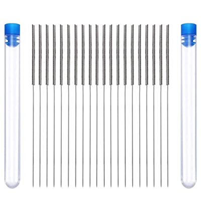 2 Cajas En Total 20 Piezas Aguja De Boquilla De Impresora 3d De Acero Inoxidable Herramienta Aguja De Limpieza Para Boquilla De 0,4 mm Se Adapta A Tod