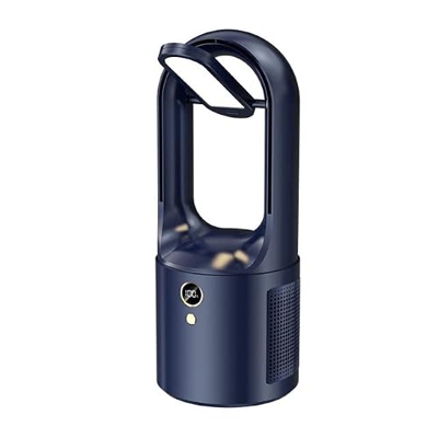 LvSenLin Mini Aire Acondicionado portátil AC, Ventilador   eléctrico de refrigeración, Ventilador Led sin aspas de Escritorio Recargable por USB, Vent