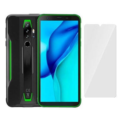 Blackview BV6300 Pro 6GB/128GB ROM DS Green con película hidrogel, câmara tripla 16MP+8MP+0,3MP 13MP, bateria 4380 mAh, Android 10, Dual SIM, Resisten