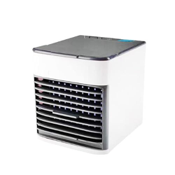 LvSenLin Humidificador portátil, pequeño Ventilador de Aire Acondicionado, Mini Enfriador de Aire para el hogar, Dormitorio, Oficina, Escritorio, Vent en oferta
