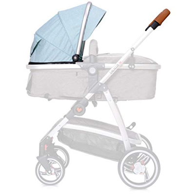 Lalalux Set de Accesorios para Carrito de Bebé – Set de Repuesto – Fundas de Recambio con Marco para la Capota de la Silla de Paseo