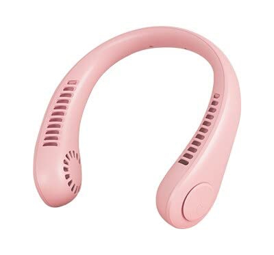Ventilador de cuello para aire acondicionado portátil, ventilador de cuello colgante sin aspas para exteriores, ventilador recargable por USB, ventila
