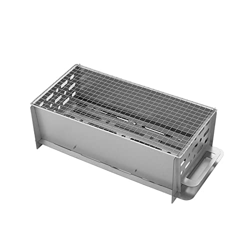 Parrilla portátil de acero inoxidable, parrillas plegables para cocinar al aire libre, carbón, parrillas para cocinar al aire libre para viajar, picni características