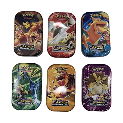 110 Cartas Pokemon en Español en 2 Cajas Metálicas. Incluye Cartas V y VMAX. Pack para coleccionar y Jugar (2 Cajas 55 Cartas (110 Cartas))