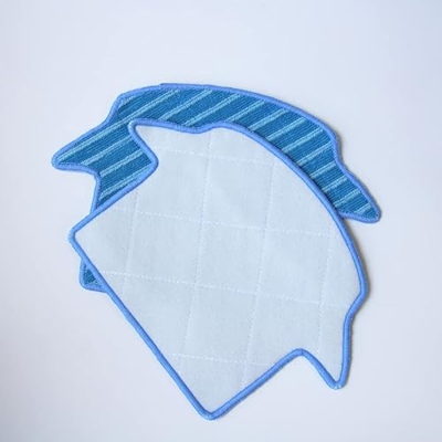 Fionana Herramientas de Limpieza Accesorios de 2 Piezas de Limpieza de Limpieza for Usar for Ecovacs Cen630 Aspiradora de Robot (Color : Blue 1)