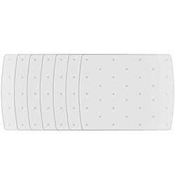 Xinyan Revestimiento de Pergamino para Freidora de Aire de 100 Piezas, Revestimiento de Freidora de Aire Cuadrado Perforado para Ninja Foodi Grill 5 e precio