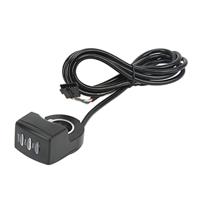 minifinker Acelerador de Bicicleta Eléctrica, Control Sensible Estable Robusto, Duradero, Premium ABS Diseño Adecuado Acelerador de Bicicleta Eléctric