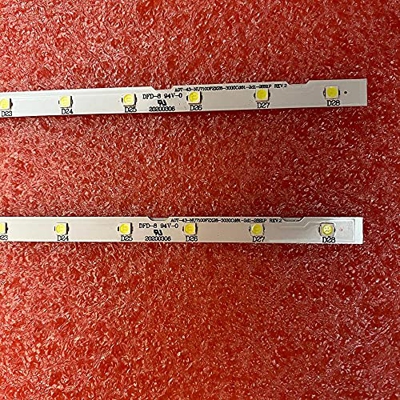 Keneddng 2pcs LED Bar for Samsung UE43NU7140U UE43NU7192U UE43NU7125 UN43NU7100G UE43NU7100 UE43NU7120 UE43NU7170U UN43RU7400 UN43RU7400G