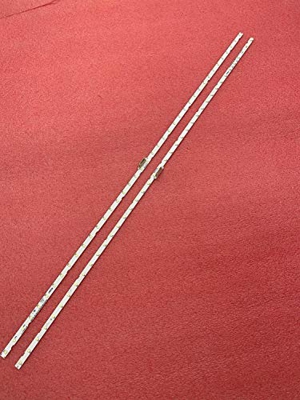 Striscia LED (2) por Samsung UE55NU7300U UE55NU7100 UE55NU7300 BN61-15485A UN55NU7100 UE55NU7120 UE55NU7170U (Color : CHINA)