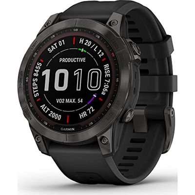 Garmin Fenix 7 Sapphire Solar Watch One Size