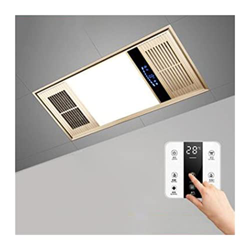 Extractor de aire 3 in 1 Bathroom Ventilator Fan with DIRIGIÓ Lights and Heater, Ceiling Integrated Exhaust Fan with Hot&Cold Wind 30×6 0 cm Rectangul características