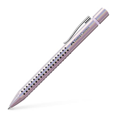 Faber-Castell 243912 Grip Edition Glam XB - Bolígrafo (1 unidad), color perla