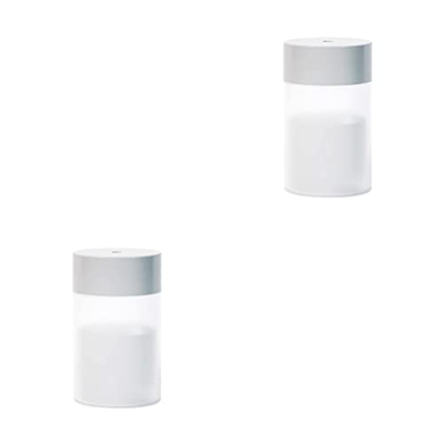 wusiooucu 2 Juegos de Humidificador profesional con reducción de ruido, difusor de Control táctil colorido, dispositivo de fabricación de niebla humec