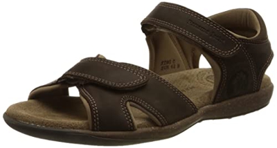 Panama Jack King, Sandal Plana. Hombre, Marron C803, 45 EU