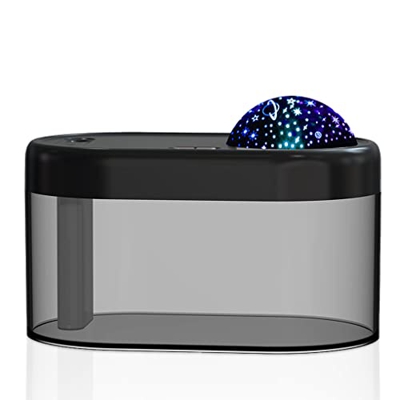 sdhiiolp Humidificador 3 -In -1, contenedor de agua, boquilla recargable, difusor esencial, generador de niebla, humidificador portátil de carga USB p