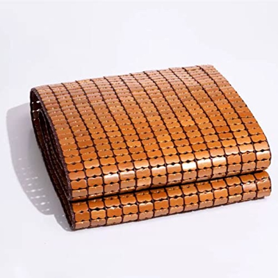 Cubrecolchón de Bambú Natural,Estera de Dormir de Verano,Colchón de Enfriamiento Transpirable Plegable,Enfriador de Colchón Esterilla para Cama Doble 