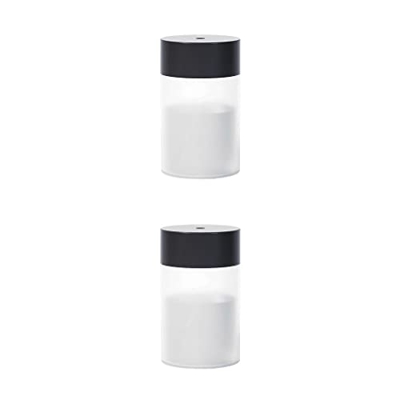 wusiooucu 2 Juegos de Humidificador 2W 260ml DC5V Reducción de ruido Difusor de control táctil colorido Equipo de dispositivo de fabricación de niebla