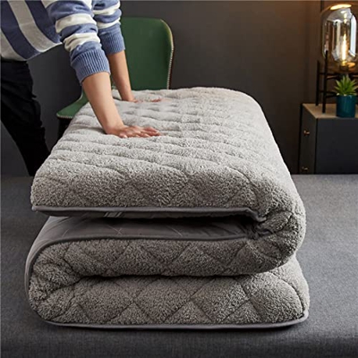 Colchón, Colchón de Tatami Plegable, colchón de Tatami Grueso de 10 cm, Almohadilla para Dormir, colchón Plegable, colchón para Dormitorio, Suelo, sof