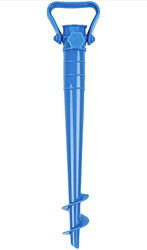 Genérico Soporte para sombrilla de Playa, Base sombrilla de Playa Azul 43cm características