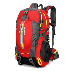 Doorslay Mochila de Viaje, Mochila Deporte, Mochila para Senderismo de 40L Mochila Portátil Impermeable para Escalada, Viajes, Actividades al Aire Lib en oferta