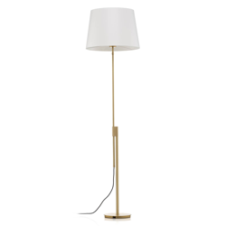 Imagen de Rothfels Phelandis lámpara de pie atenuador latón al mejor precio Rothfels Phelandis lámpara de pie atenuador latón en oferta