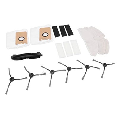 Accesorios de Barredora, Juego de Accesorios de Barredora de Piso Suave de Silicona de Fibra ABS Eficiente para Café para el Hogar
