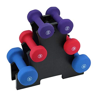 FMOPQ Mancuerna pequeña Mancuerna, Juego de Mancuernas de Peso de Brazo para Damas Mancuernas de Entrenamiento físico para Interiores Mancuerna pequeñ