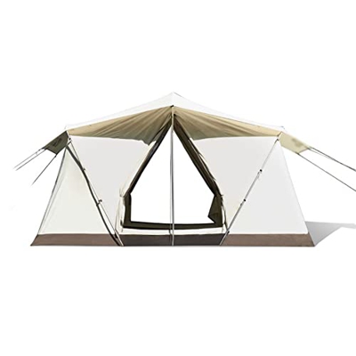 Tienda de campaña Familiar de Doble Capa con 2 Puertas de Malla y 2 Ventanas de Malla Tienda de Cabina instantánea Tienda de campaña Extra Grande para