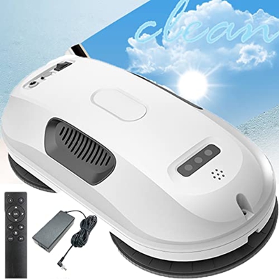 JINTAOMA Robot de Limpieza de vidrios con Fuerte succión, Control Remoto, Limpieza Profunda, Robot de Limpieza de Ventanas con Control Remoto para Ven