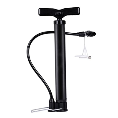Eyccier Bomba de Piso de Bicicleta portátil Presta y válvulas Schrader Mini Bicicleta Bomba de Aire de Aire 120 PSI con Bomba de Aguja de Bola Bomba d